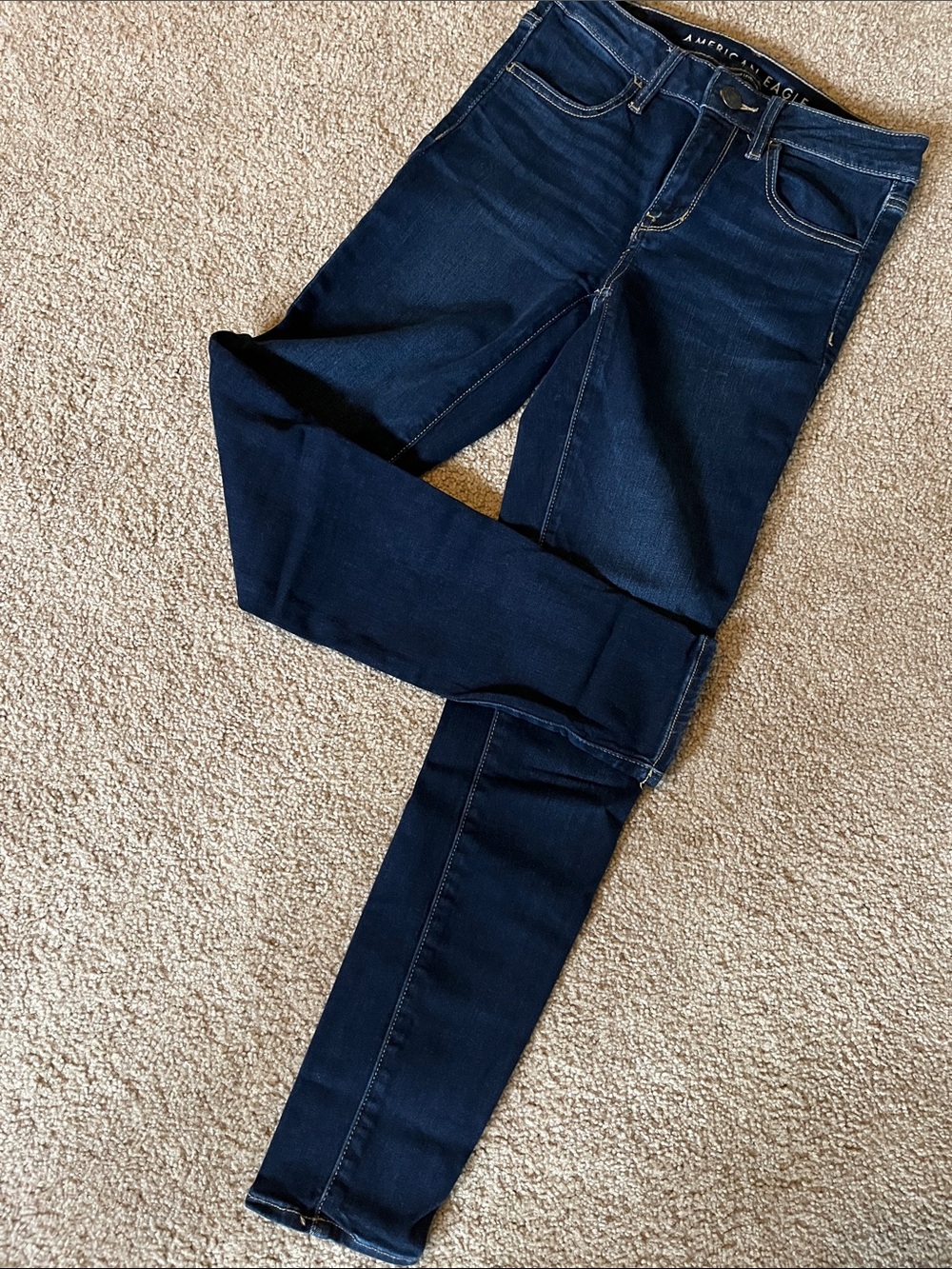 American Eagle Outfitters Dark Indigo Skinny Jeans